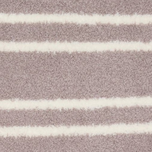 NWT Barefoot Dreams Horizontal Double Stripe CozyChic Soft Blanket - Picture 2 of 3